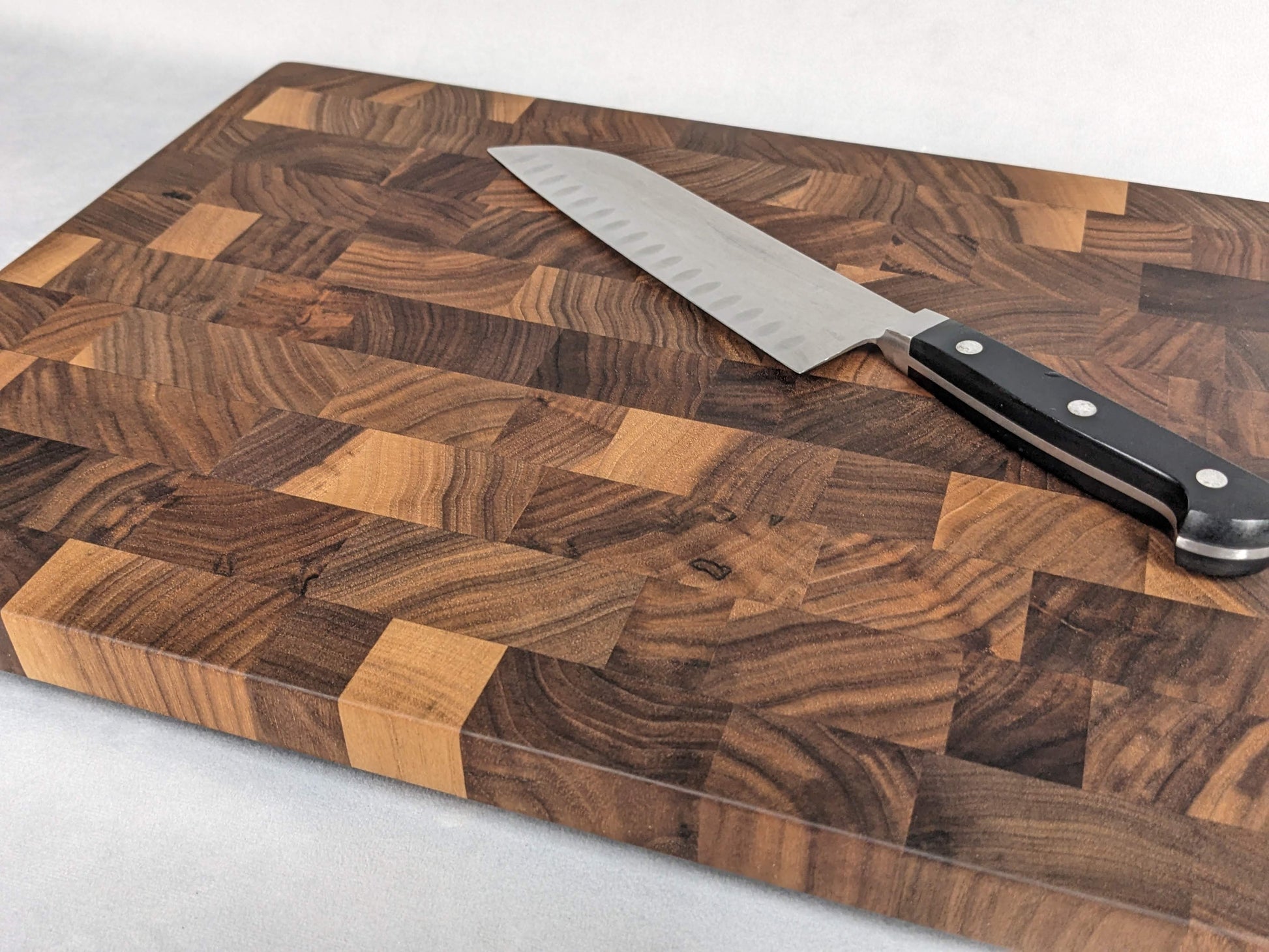 large butcher block walnut